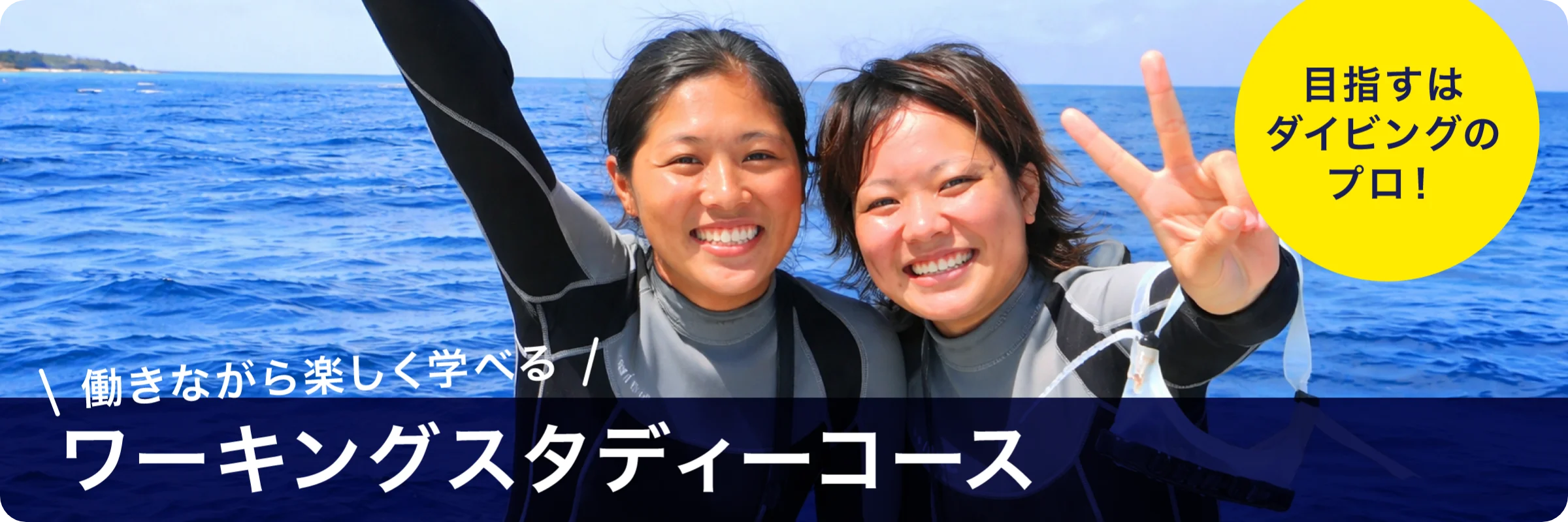 ワーキングスタディーコースのバナー