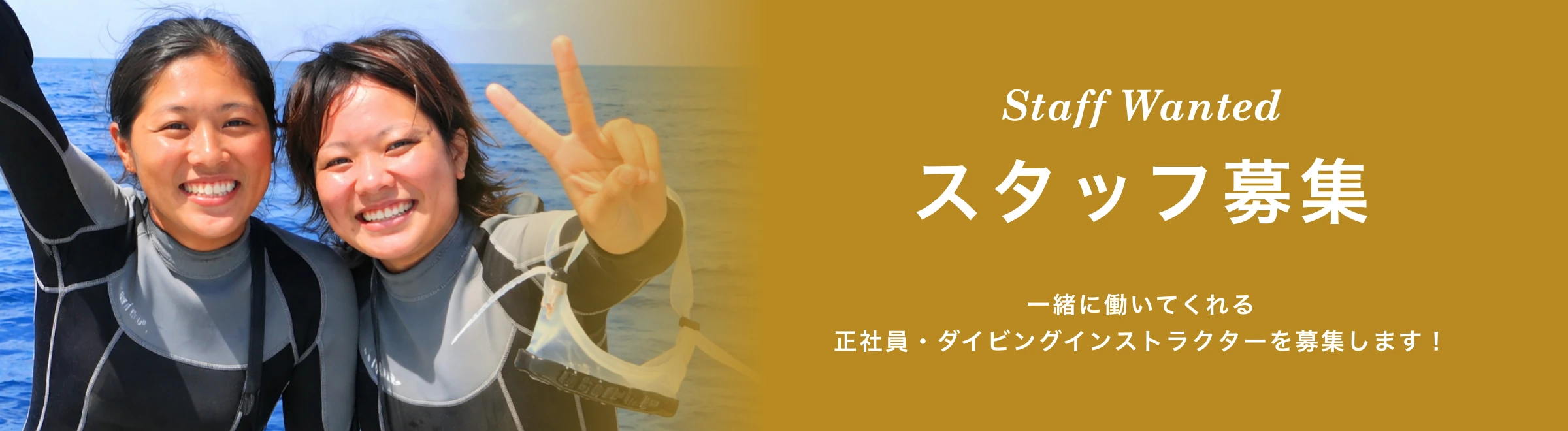スタッフ募集のリンクバナー